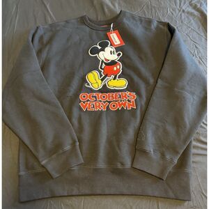 OVO Size 2XL Disney Classic Mickey Mouse Crewneck New Black.